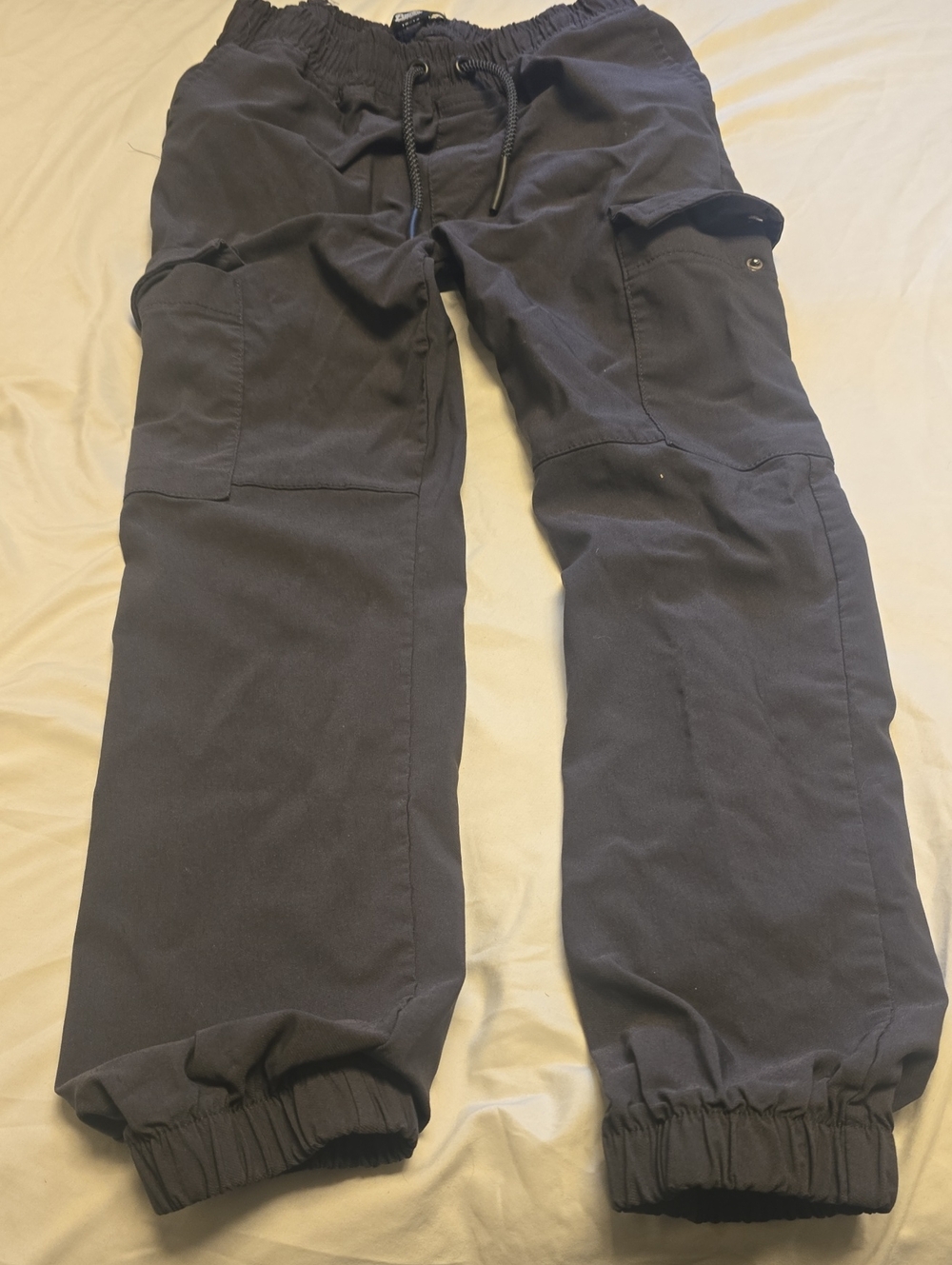 Public Supply Co. N.Y.C Boys Dark Gray Cargo Jogger Pants – Size 10/12